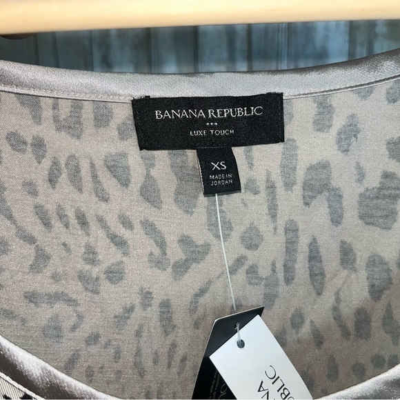 NWT Banana Republic Luxe Touch Printed Tank - Picture 5 of 5